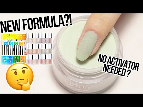 NEW DIP POWDER FORMULA ?! 💅 Fast drying kit from GHDIP Video