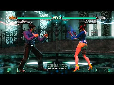 L7 170_4 Jin (MR_FITNESS_) vs Nina W (XxDevilWarrior6) - Tekken 6 ( Uchiha x24 ) Online 22