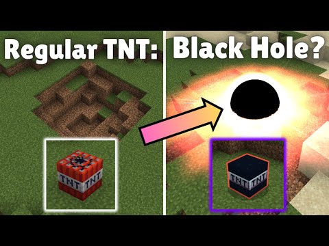 EPIC TYPES OF TNT IN MINECRAFT! (More TNT! Addon)