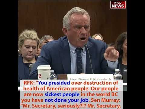 Trump to NOTUS Reporter: 'I Don't Even Know What the Hell That Is -- Get Yourself a Real Job'; RFK Jr. to Sen. Patty Murray: 'You Presided Over Destruction of Health of American People -- Sickest People in the World'