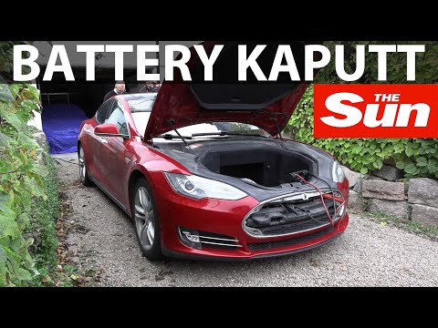 Elbilmek bought a 2014 Tesla Model S P85 with broken battery