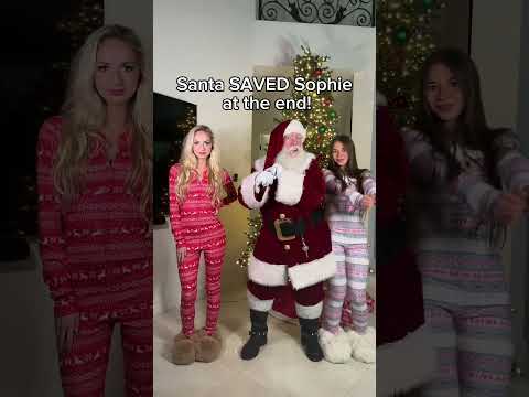 Well done, Santa! #natalie #sophie #santa
