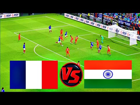 🇮🇳 INDIA vs FRANCE 🇲🇫 | 20 Feb 2026 - International Football Match  | eFootball 4K Gameplay 