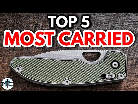 My Top 5 MOST CARRIED EDC Folding Knives - February 2026