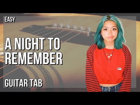 Guitar Tab: How to play A Night To Remember by beabadoobee & Laufey