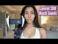ASMR Fast Aggressive Layered 3DIO Mouth Sounds Purrs And Hand Sounds