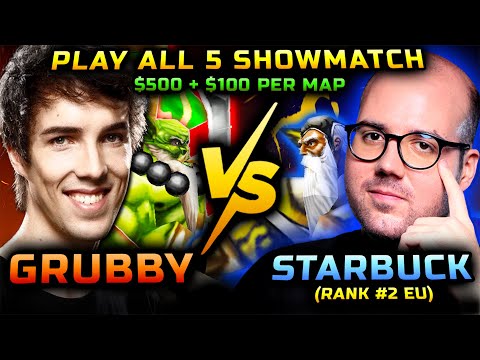 GRUBBY vs STARBUCK 🔥 $500 Duel + $100/Map 💰 Play-All-5 Showmatch