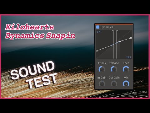 Kilohearts Dynamics Snapin  Preset check! (No Taking)