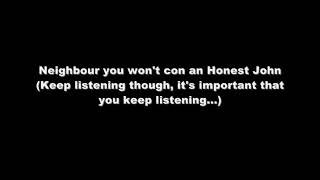 Can't Con an Honest John - The Streets (Lyrics).
