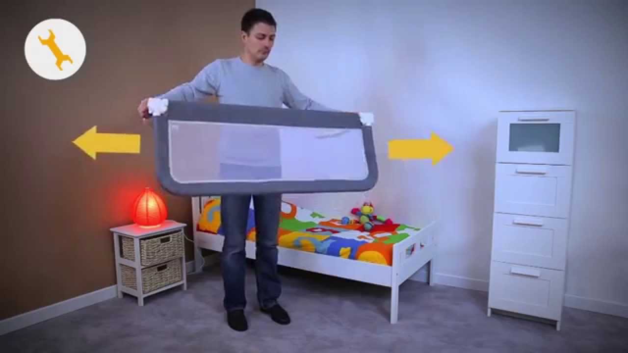 Safety 1st Bettgitter tragbar Dark Grey 37 x 43 x 110 cm