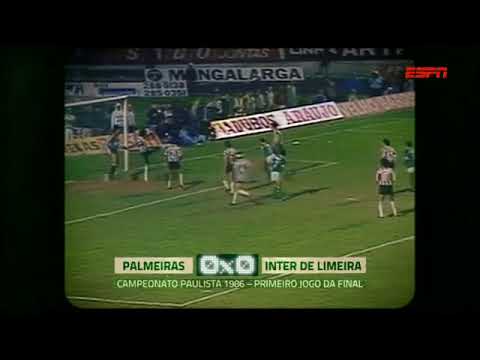 Palmeiras 0x0 Inter de Limeira - Campeonato Paulista 1986