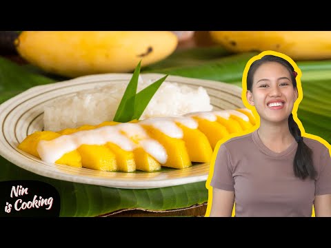 Thai Dessert: Mango Sticky Rice, but with regular rice (Sweet Jasmine Rice)