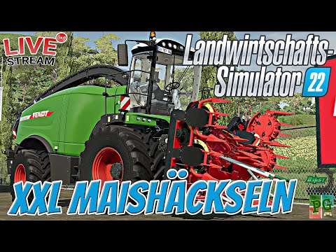 LS22 LIVE🔴: XXL MAISHÄCKSELN - FENDT Katana, JOHN DEERE 7810 & MEHR🚜│Landwirtschafts Simulator 22