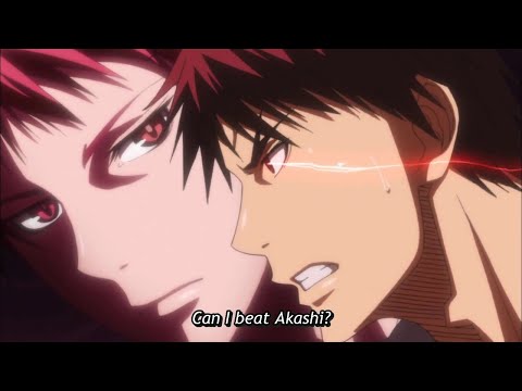 Akashi and Kagami face off head-on.Kagami breaks through the Zone state明石と火神が直接対峙する。火神はゾーン状態で限界を超える。