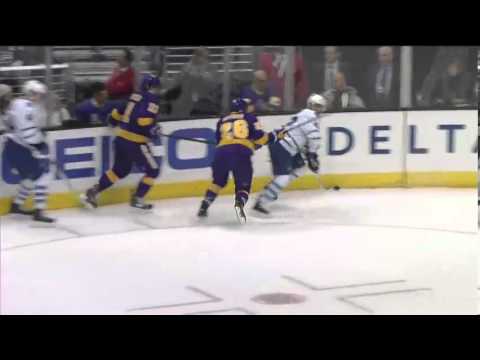 Phaneuf 2-1 Goal - Maple Leafs @ Kings (Mar 13, 2014)