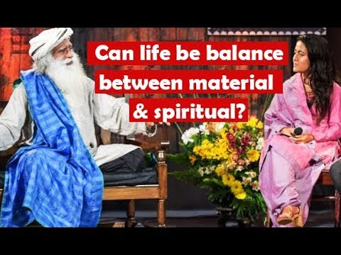 Can life be balance between material & spiritual ? - Sadhguru & NEHU Shillong