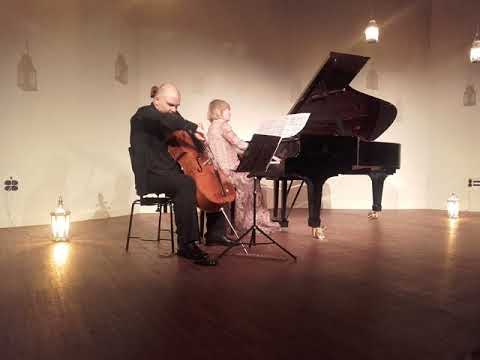 Gundega Smite  "Cancion de Cuna" for cello and piano