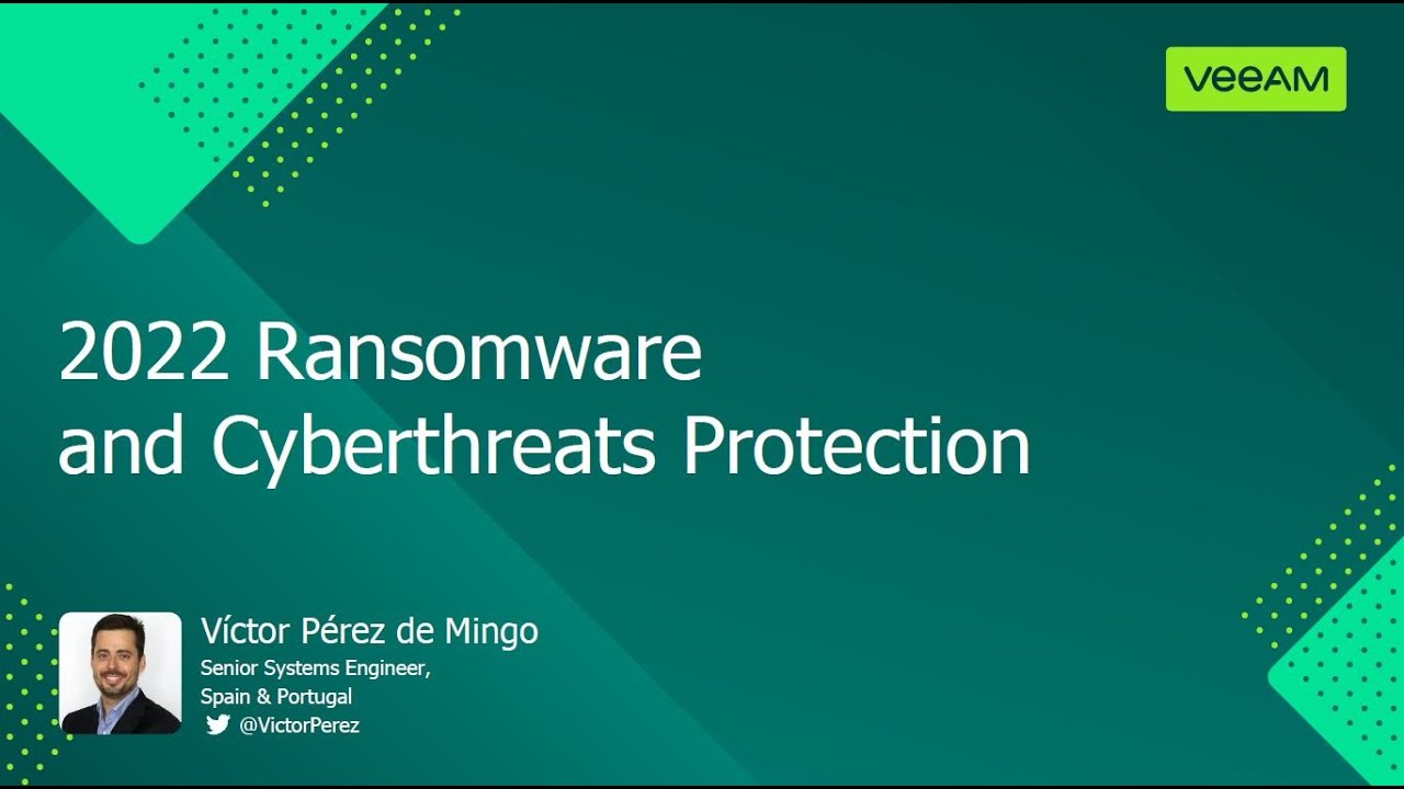 2022 Ransomware and Cyberthreats Protection video