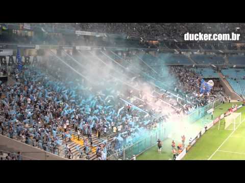 "Grêmio 1 x 0 Toluca - Libertadores 2016 - Recebimento" Barra: Geral do Grêmio &bull; Club: Grêmio