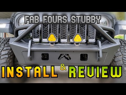 Fab Fours Stubby Bumper Install on a Jeep Mojave Gladiator- Does it fit? Worth it?