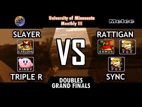 UoM-M3: Melee Doubles Grand Finals - Slayer/Triple R (Blue) vs. Rattigan/Sync (Red)