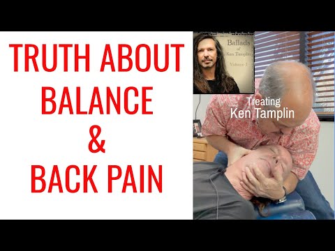 Ken Tamplin gets Chiropractor Cracking for Low Back Pain & Balance