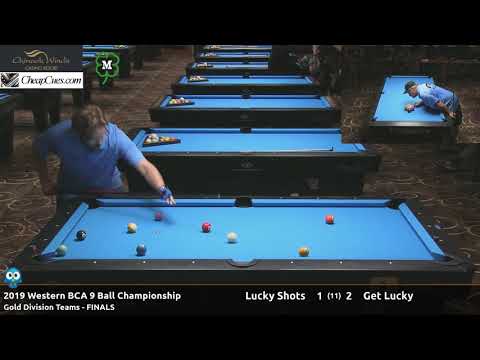 Lucky Shots vs Get Lucky - Gold Teams Finals - 2019 Western BCA 9-Ball Championship