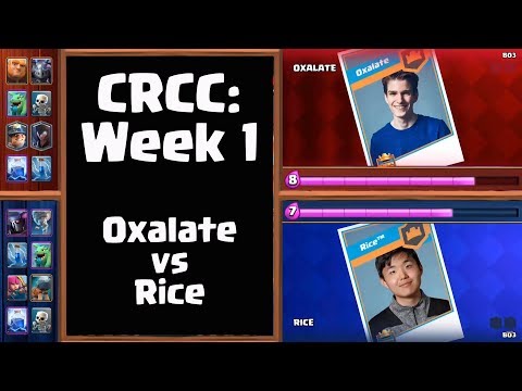 Oxalate vs Rice | NA CRCC Week 1