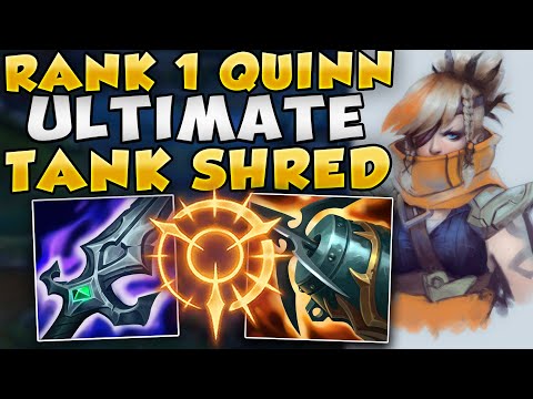 RANK 1 QUINN HOW TO DESTROY TANKS IN SEASON 12! BEST DAMAGE BUILD - League of Legends