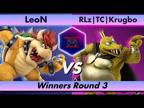 Center Stage #10 - LeoN (Bowser) vs RLz TC Krugbo (King K. Rool) - Smash Ultimate SSBU