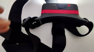 Lampa čelovka LED, vysoký jas 300 lumenů - 2 úrovně, USB nabíjení, hands-free senzor, Welzh