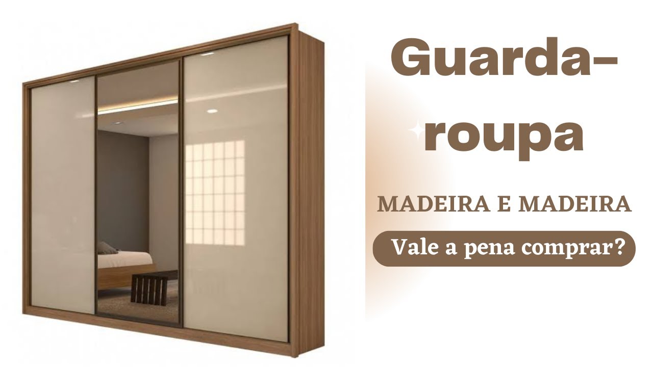 COMPRAMOS UM GUARDA-ROUPA CASAL SPAZIO GLASS/ 3 PORTAS DE CORRER COM ESPELHO/ 100% MDF