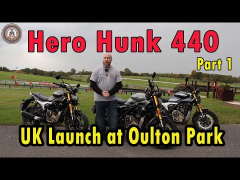 Hero Hunk 440 NEW UK motorcycle launch Part 1