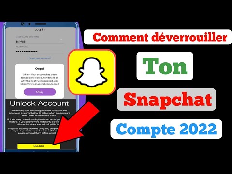 Comment débloquer votre compte Snapchat 2022 déverrouiller définitivement le compte Snapchat