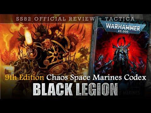 Black Legion Chaos Space Marines Codex Review + Tactica Warhammer 40K