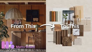 How to create material board using Mattoboard | Full tutorials