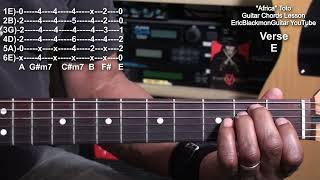 AFRICA Toto Guitar Lesson