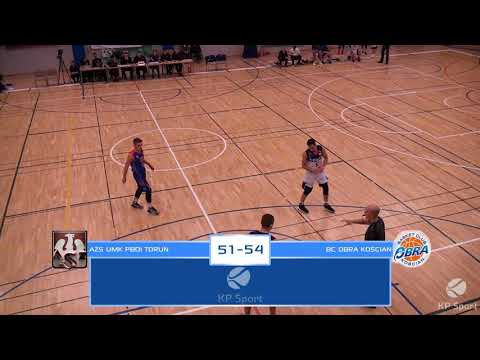 AZS UMK PBDI Toruń - Obra Kościan / Skrót / 2 Liga Koszykówki Mężczyzn gr. A [19.11.2018]