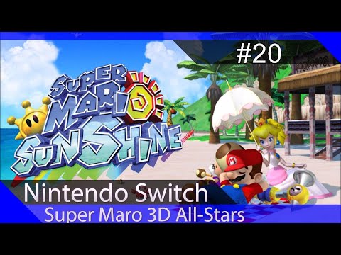 Walkthrough - Super Mario Sunshine Switch #20 - Playa del Sol - Dünenwurzeln bauen Sandburgen