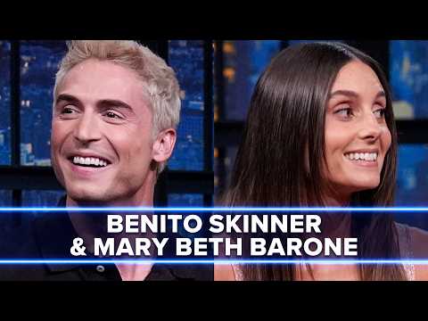 Benito Skinner and Mary Beth Barone on Their Friendship and Filming Overcompensating