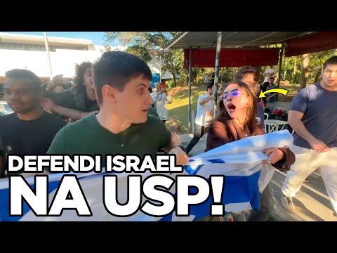 I'M BACK AT USP: I DEFENDED THE ISRAELI FLAG!