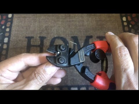 Varžtų kirpimo replės Knipex 7132200; 200 mm video
