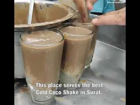 Cold chocolate making amazingly
