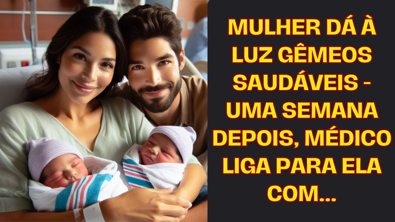Mulher dá à luz gêmeos saudáveis - uma semana depois, médico liga para ela com...