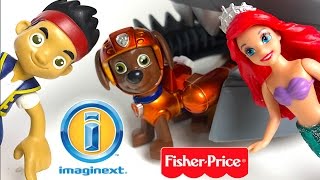 IMAGINEXT SHARK BITE PIRATE SHIP JAKE AND THE NEVERLAND PIRATES ZUMA DISNEY PRINCESS ARIEL -PART 2