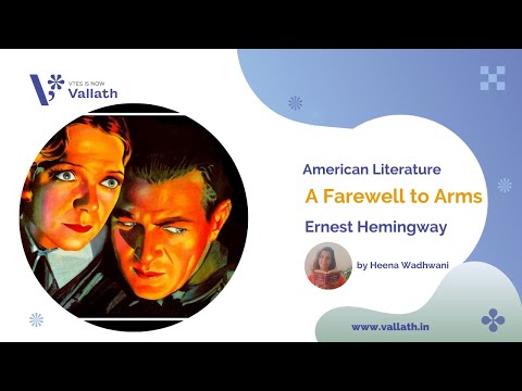 A Farewell to Arms - NET | SET | American  Literature Series Part XV