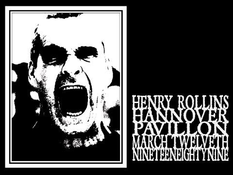 Henry Rollins - Hannover 1989