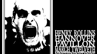 Henry Rollins - Hannover 1989