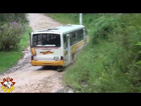 Veja a Dificuldade para andar do Busão da Mina do Vale na Estrada dos Ritas