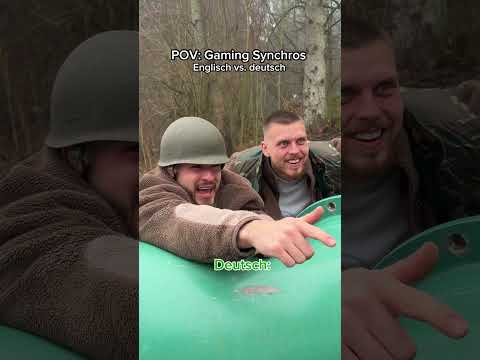 Games auf Englisch vs. Deutsch😂 #gaming #Fail #synchro￼